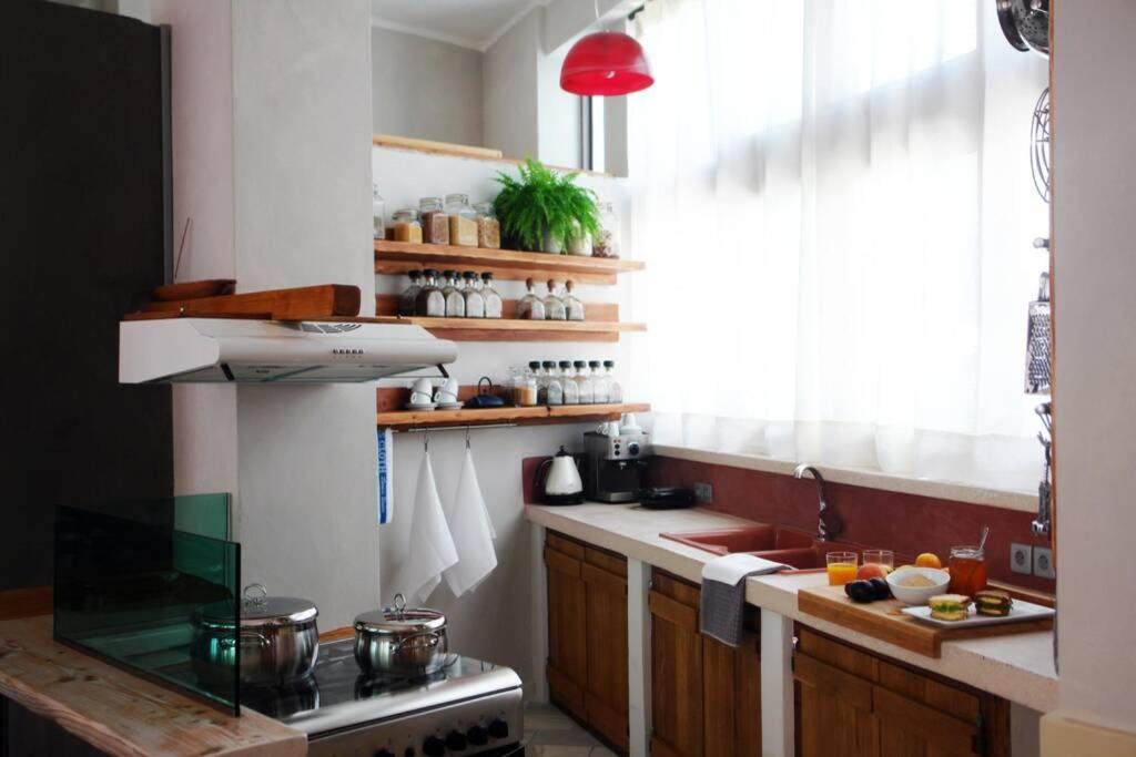 Unique - Spacious Studio With Rooftop / Thissio Atenas Exterior foto